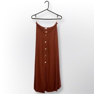 Wilfred Glasgow Linen Skirt Pink (10)